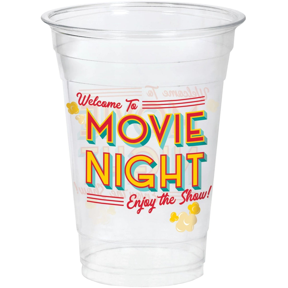 Amscan THEME: HOLLYWOOD Movie Night Plastic Tumbler, 16 Oz.