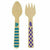 Amscan THEME Mad Tea Party Wooden Cutlery