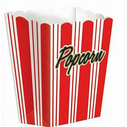 Amscan THEME Small Movie Night Popcorn Boxes 8ct
