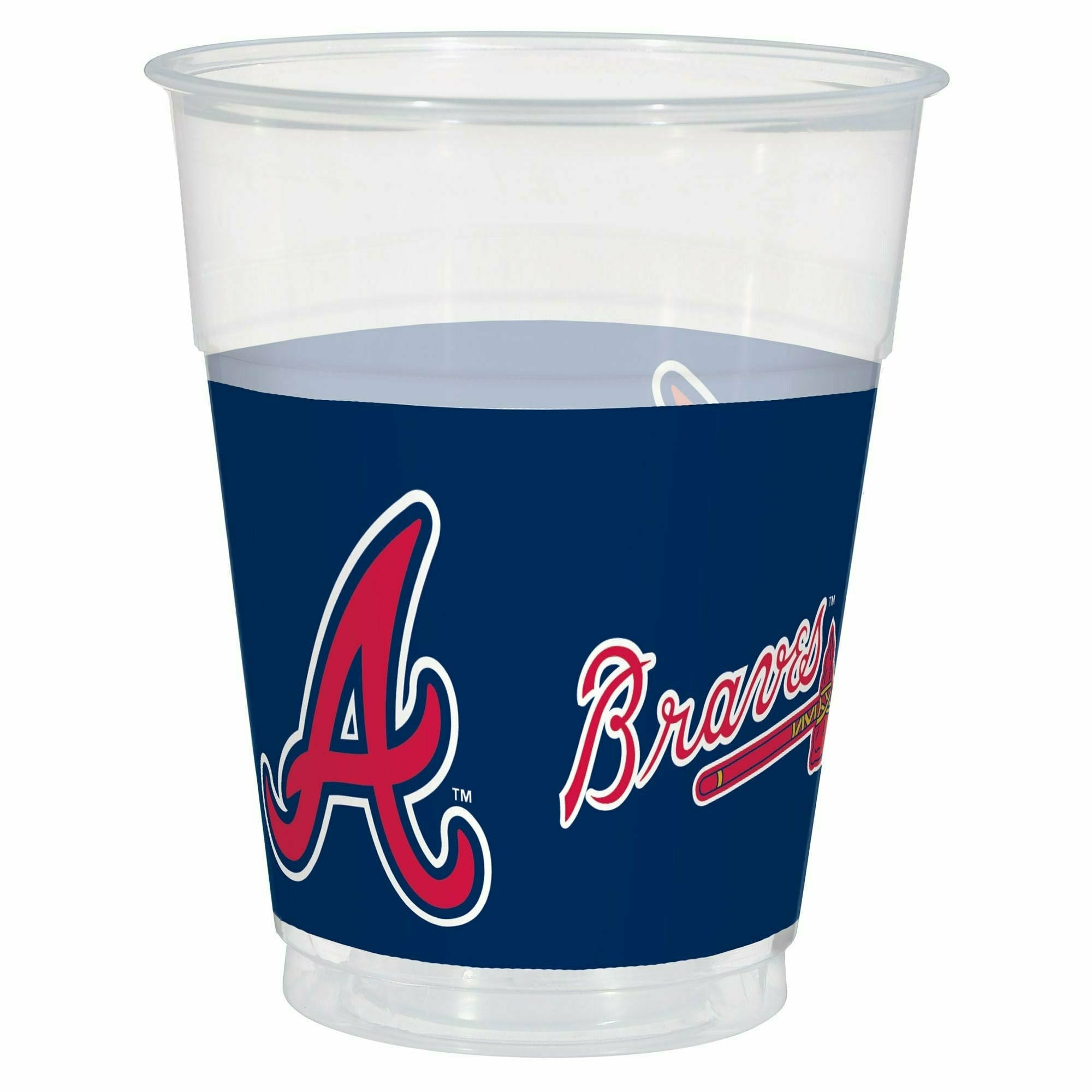 Amscan THEME: SPORTS Atlanta Braves Plastic Cups