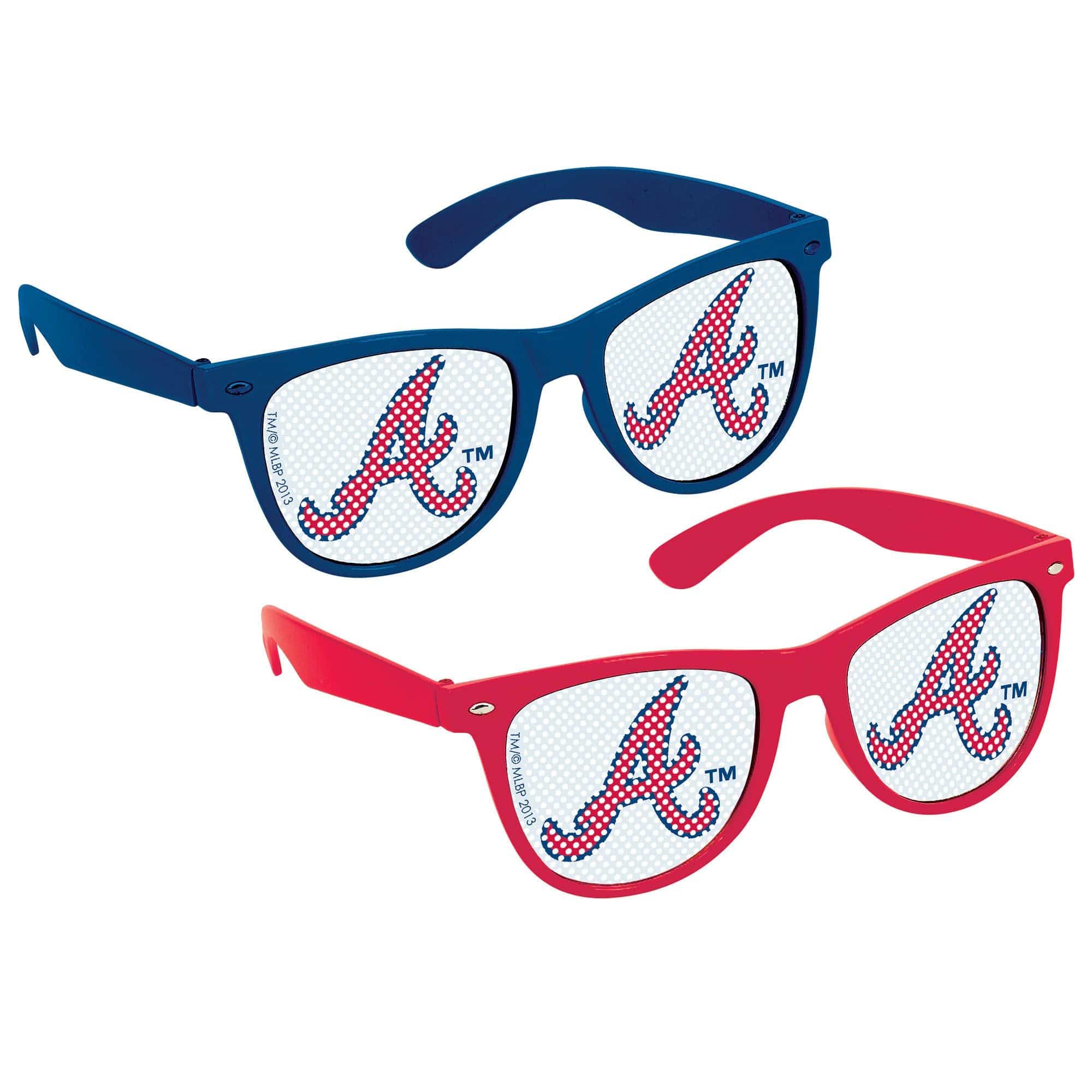 Amscan THEME: SPORTS Atlanta Braves Printed Glasses
