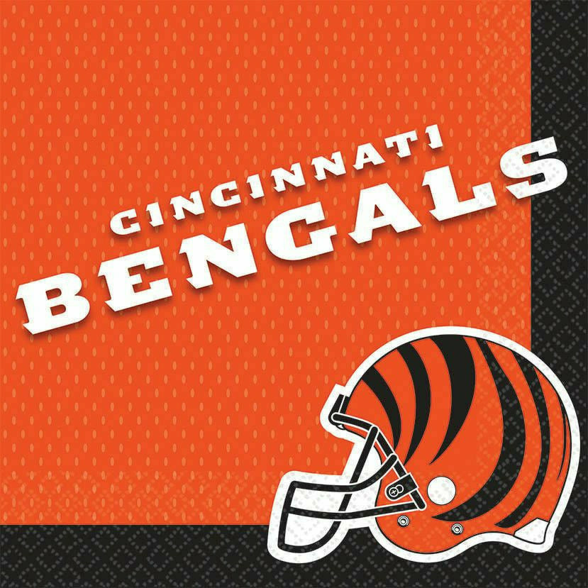 Amscan THEME: SPORTS Cincinnati Bengals Lunch Napkins 16ct