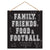 Amscan THEME: SPORTS Football Wall Sign w/ Rope Hanger