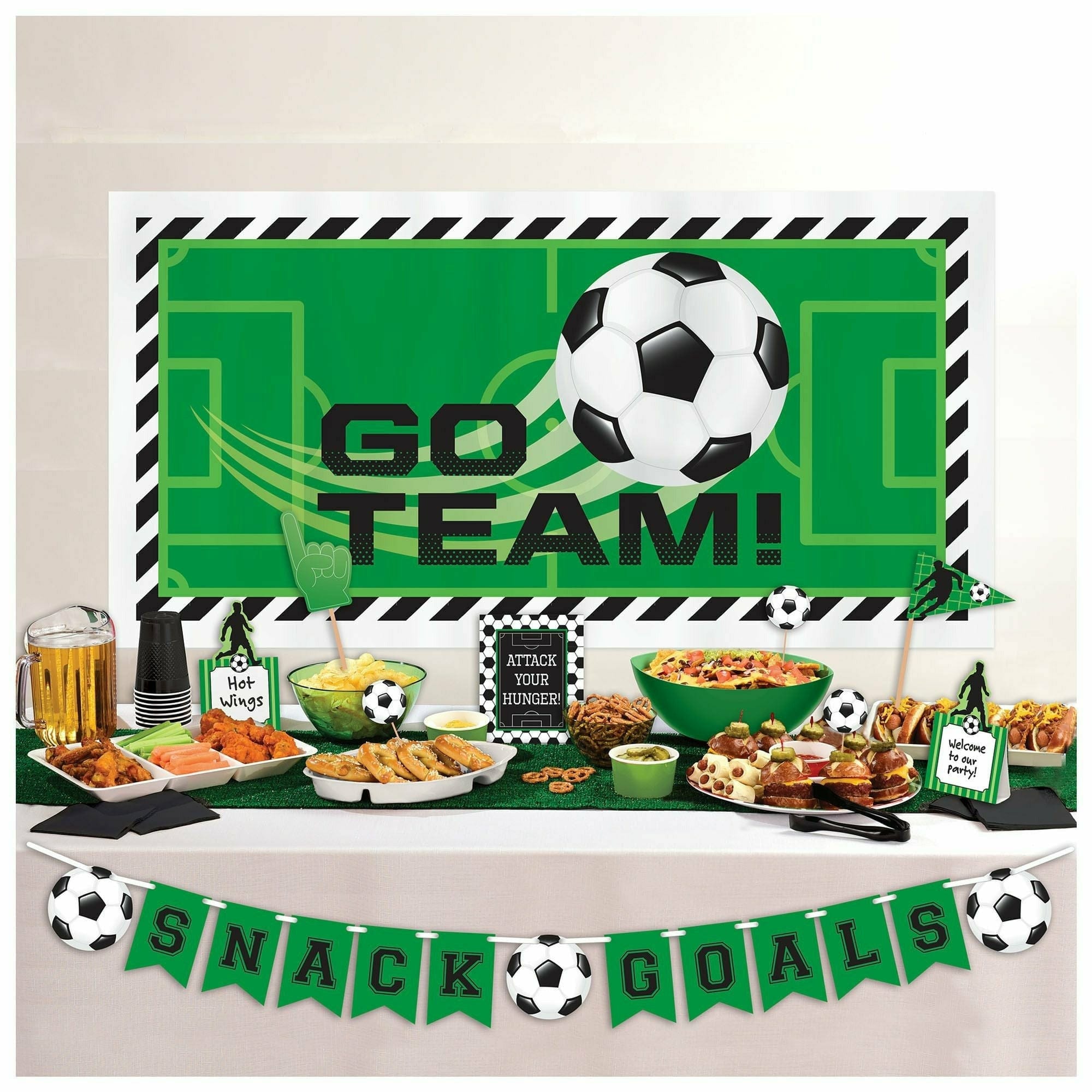 Amscan THEME: SPORTS Goal Getter Deluxe Buffet Decorating Kit