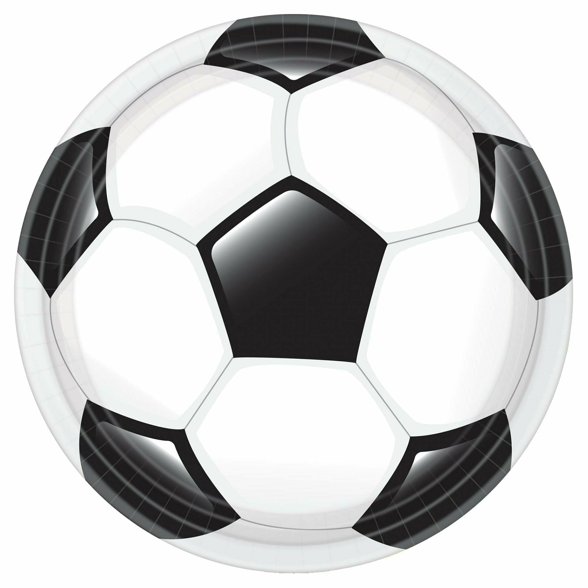Amscan THEME: SPORTS Goal Getter Large Round Plates