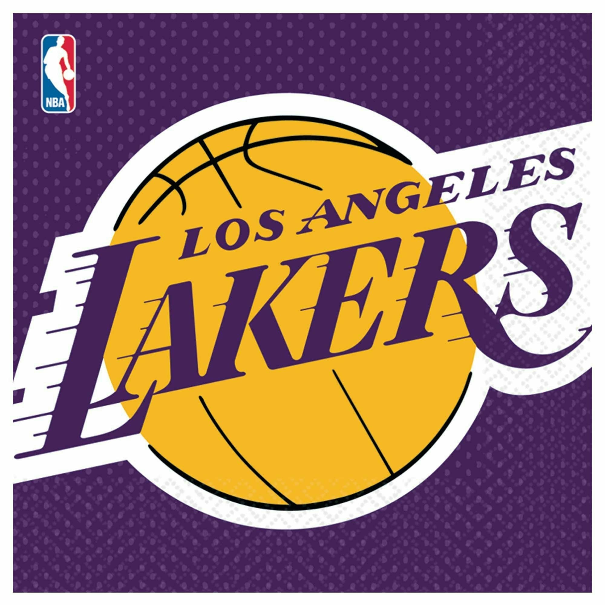 Amscan THEME: SPORTS Los Angeles Lakers Luncheon Napkins