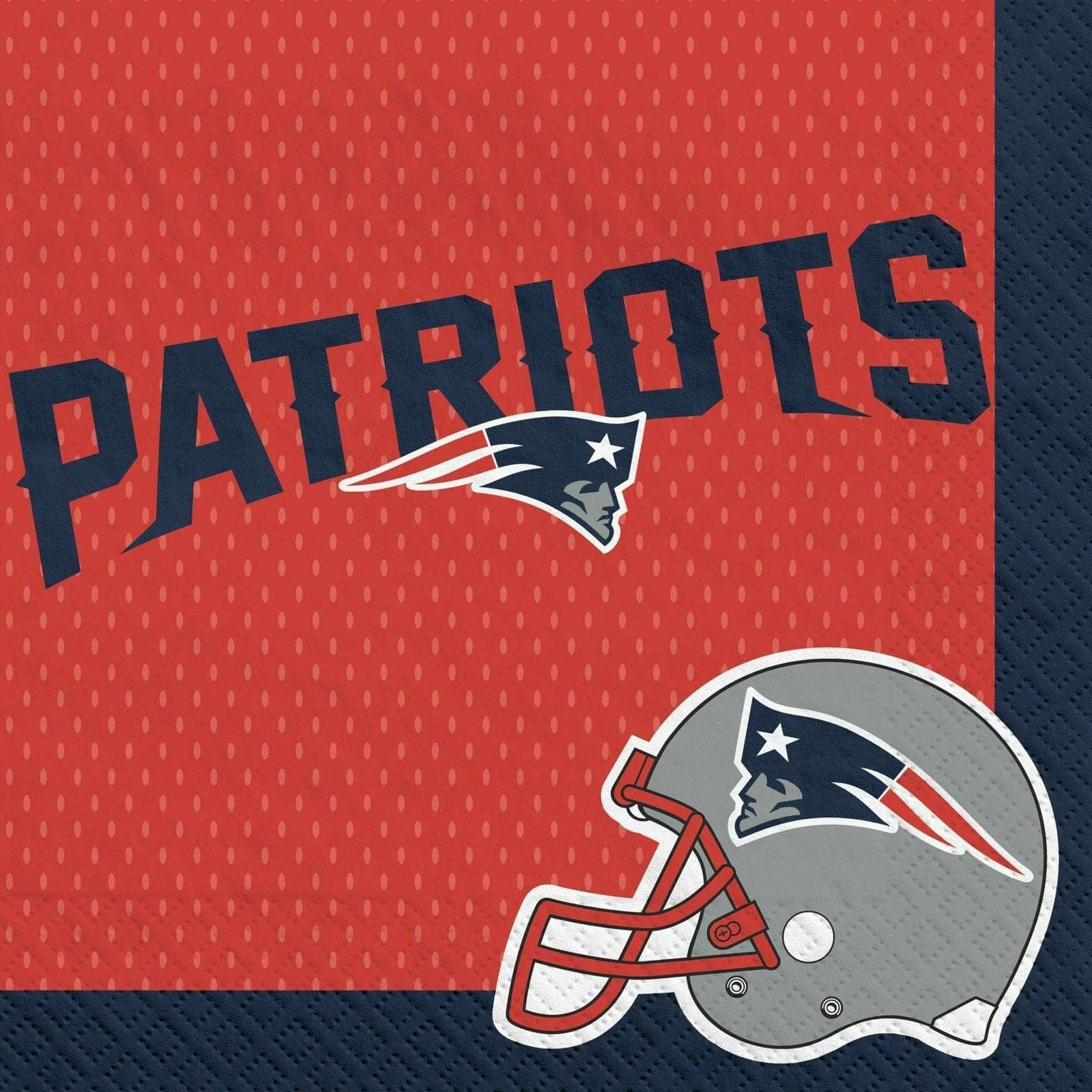 Amscan THEME: SPORTS New England Patriots Luncheon Napkins