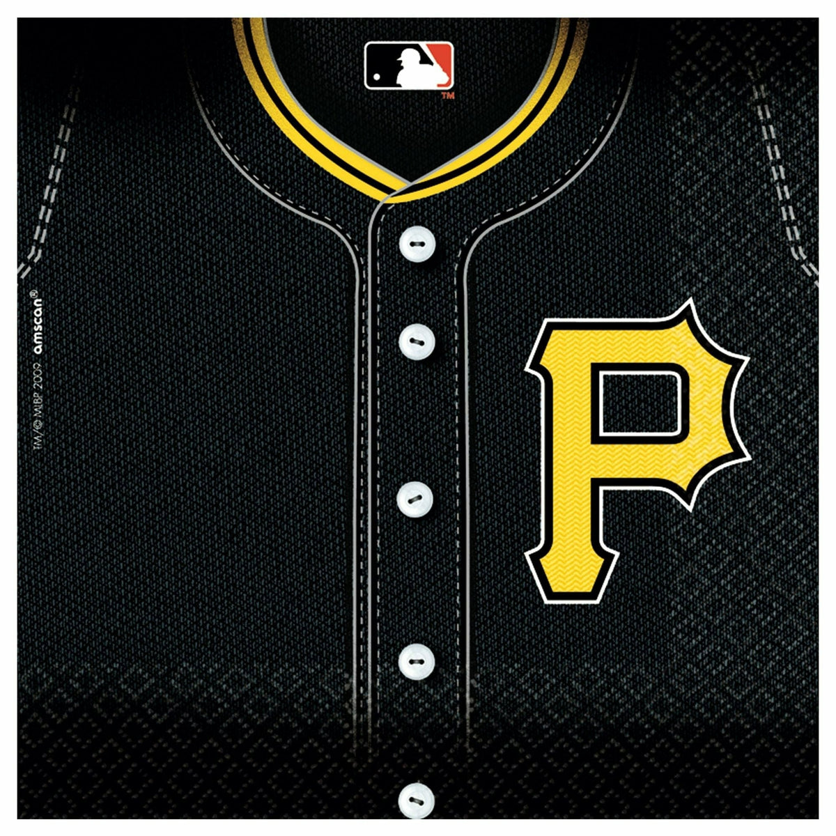 Amscan THEME: SPORTS Pittsburgh Pirates Luncheon Napkins