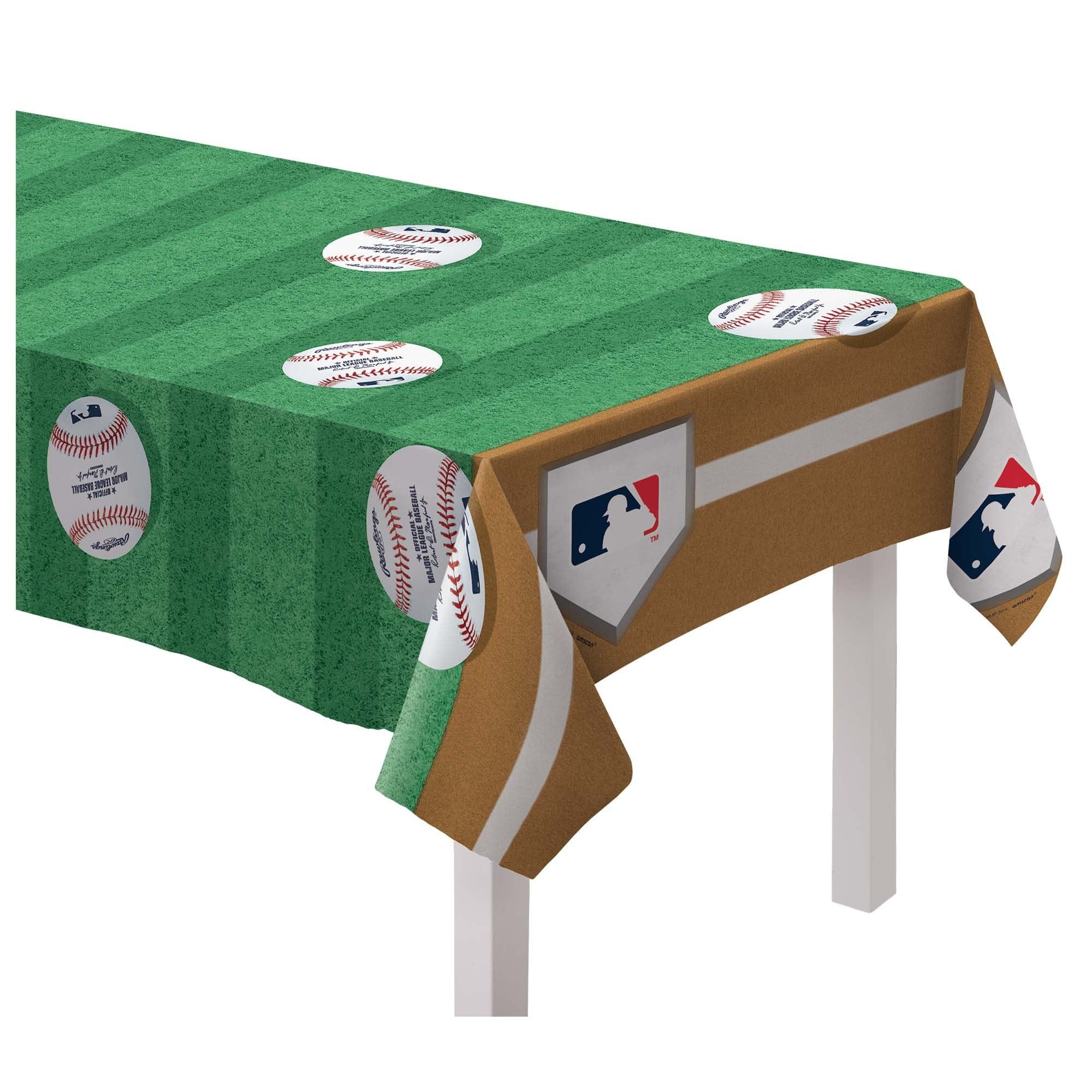Amscan THEME: SPORTS Rawlings Baseball MLB Plastic Table Cover
