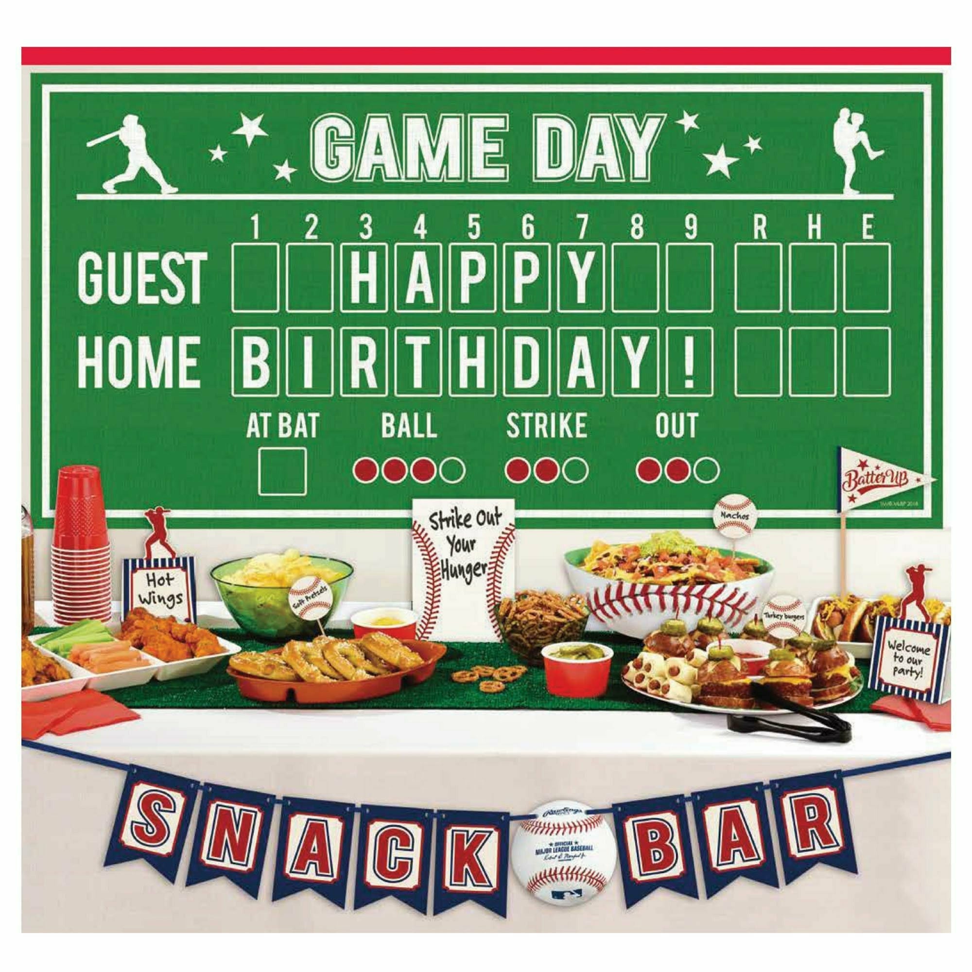 Amscan THEME: SPORTS Rawlings™ Buffet Decorating Kit