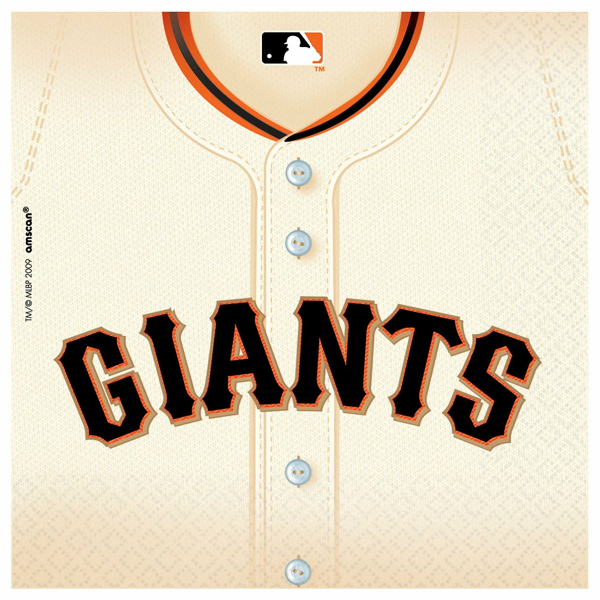 Amscan THEME: SPORTS San Francisco Giants Luncheon Napkins