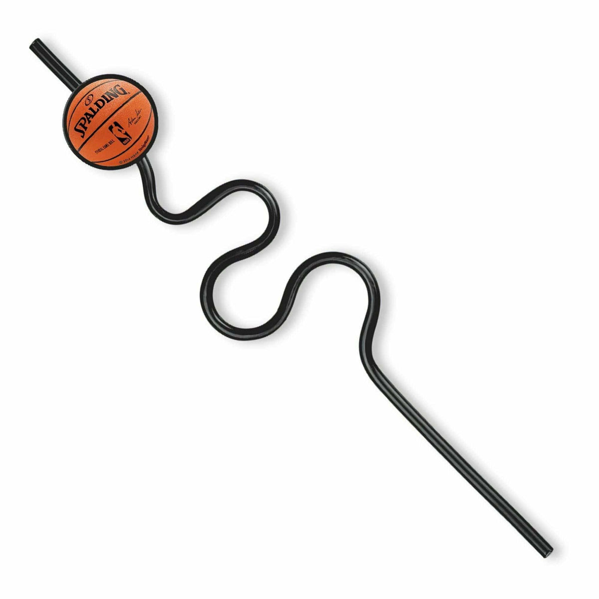 Amscan THEME: SPORTS Spalding Basketball Krazy Straw