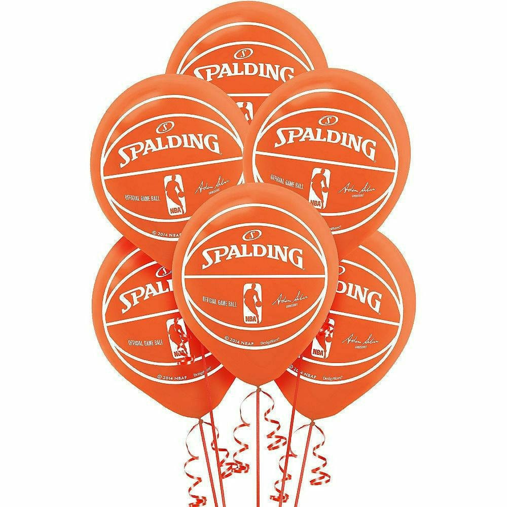 Amscan THEME: SPORTS Spalding Latex Balloons 6ct, 12"