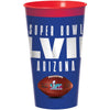 Amscan THEME: SPORTS Super Bowl LVII Plastic Cup 32 Oz.
