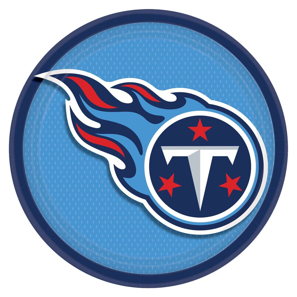 Amscan THEME: SPORTS Tennessee Titans 9&quot; Round Plates