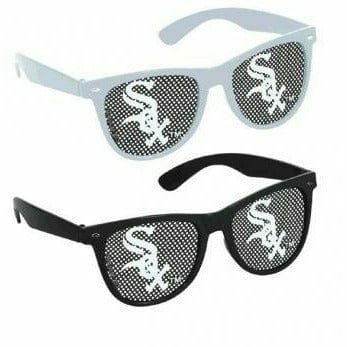 Amscan THEME: SPORTS White Sox Glasses Black Silver 10ct