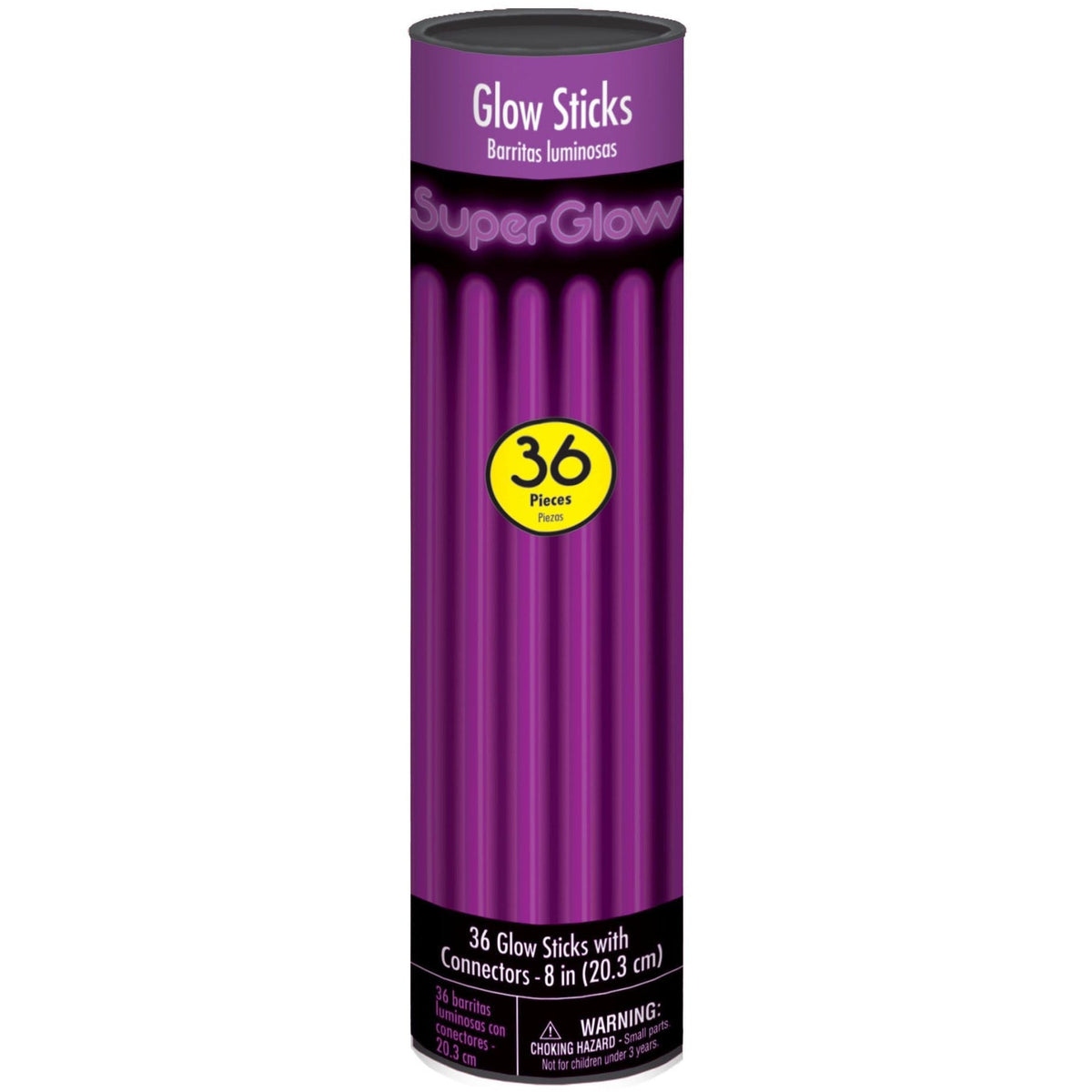 Amscan TOYS 8&quot; Glow Stick Tube - Purple