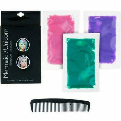 Amscan Unicorn Hair Dye Kit 4pc Multi-Colored