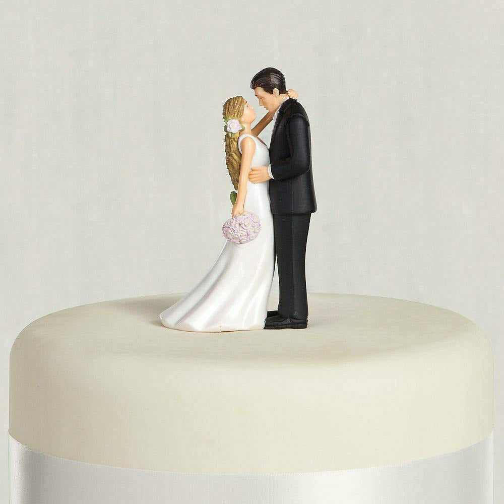 Amscan WEDDING Blonde Bride &amp; Groom Wedding Cake Topper