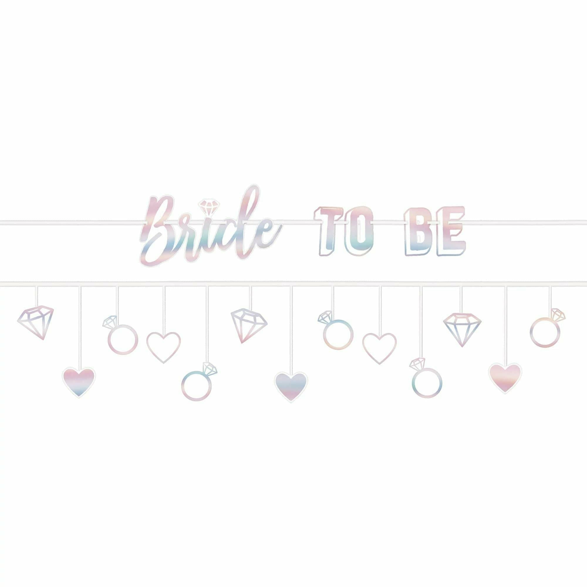 Amscan WEDDING Bride To Be Double Banner, Multi-Pack