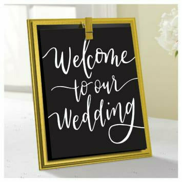 Amscan WEDDING CUSTOMIZABLE EASEL SIGN