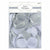 Amscan WEDDING Fabric Confetti Petals - Silver/White