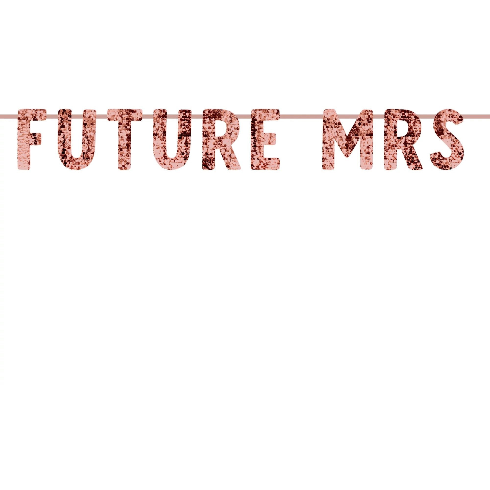 Amscan WEDDING Future Mrs. Sequin Banner