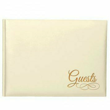 Amscan WEDDING IVORY GUEST BOOK