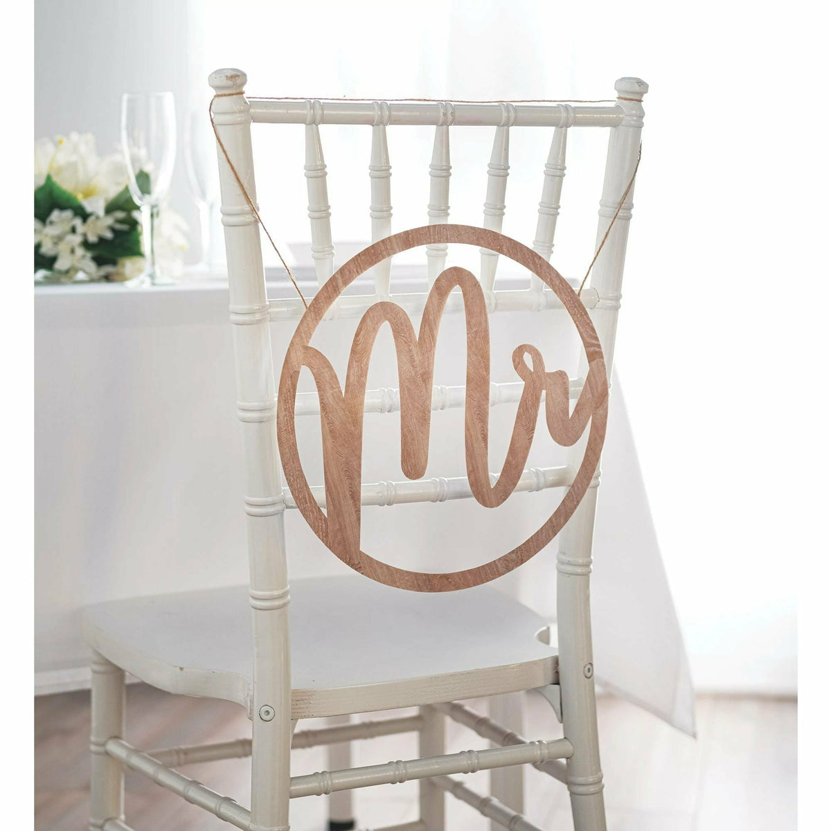 Amscan WEDDING Mr. Chair Sign