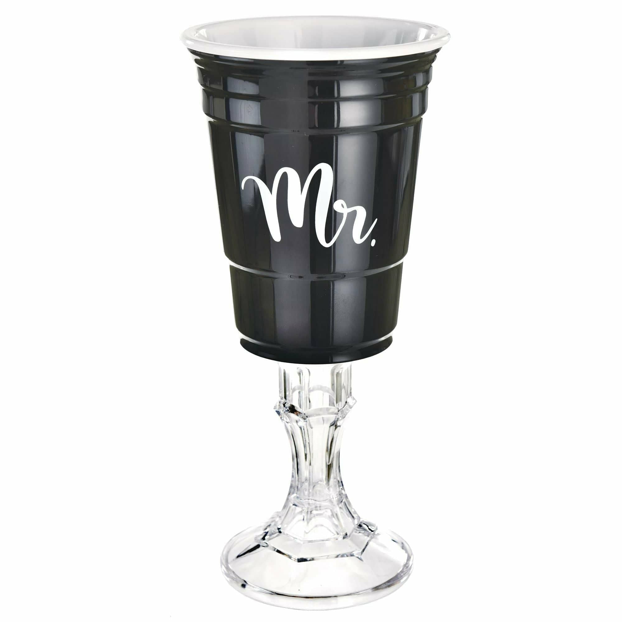 Amscan WEDDING Mr. Party Cup w/ Stand