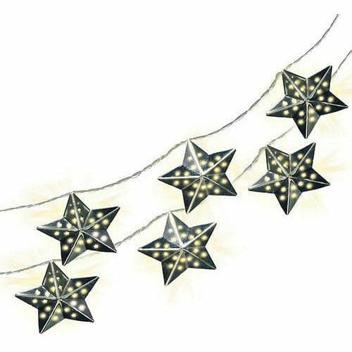 Amscan WEDDING Silver Star LED String Lights