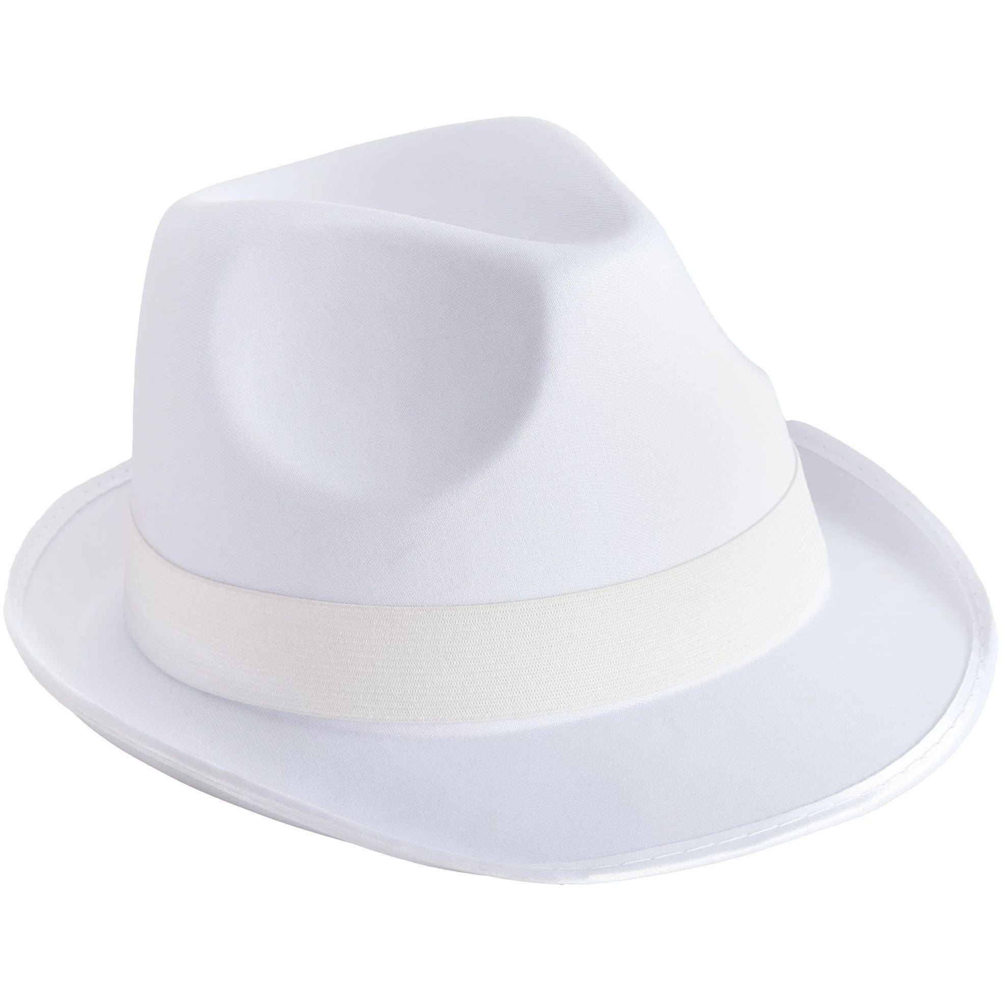 Amscan White Fedora Hat