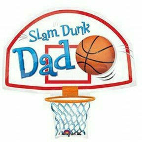 ANAGRAM BALLOONS D006 - Slam Dunk Dad Jumbo Mylar