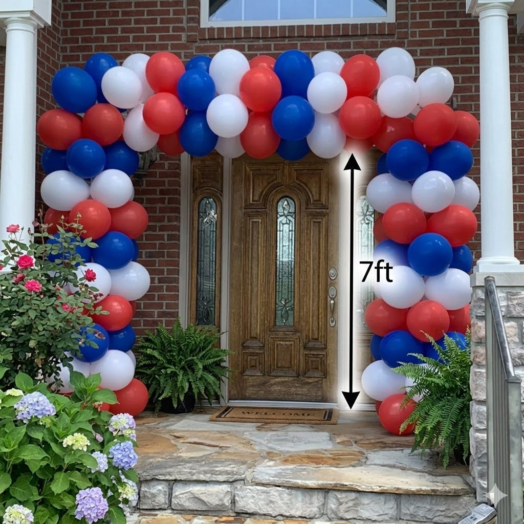 Cluster Square Balloon Arch