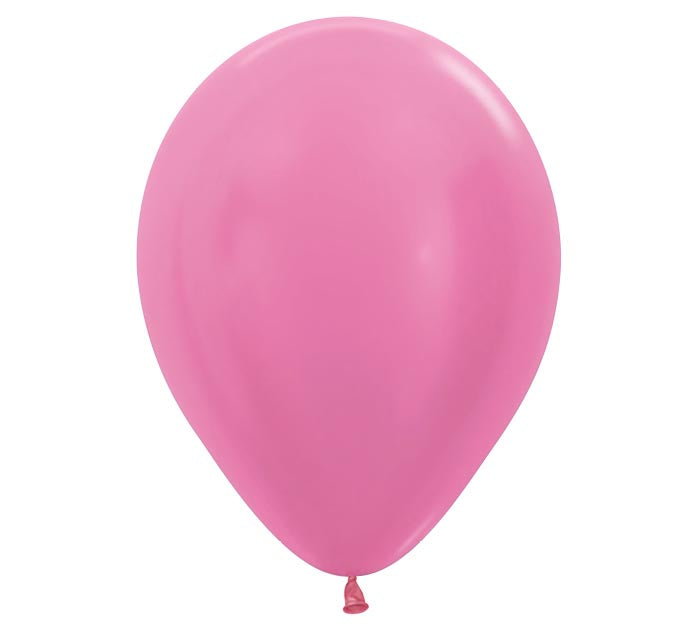 Pearl Fuchsia Latex Balloon 1ct, 5&quot; 