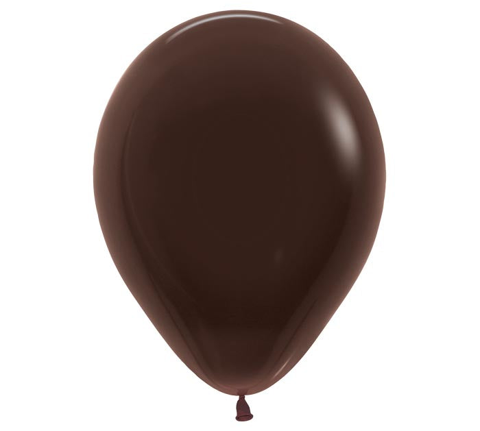 11 Inch Deluxe Chocolate Latex Balloons (100 Pack)