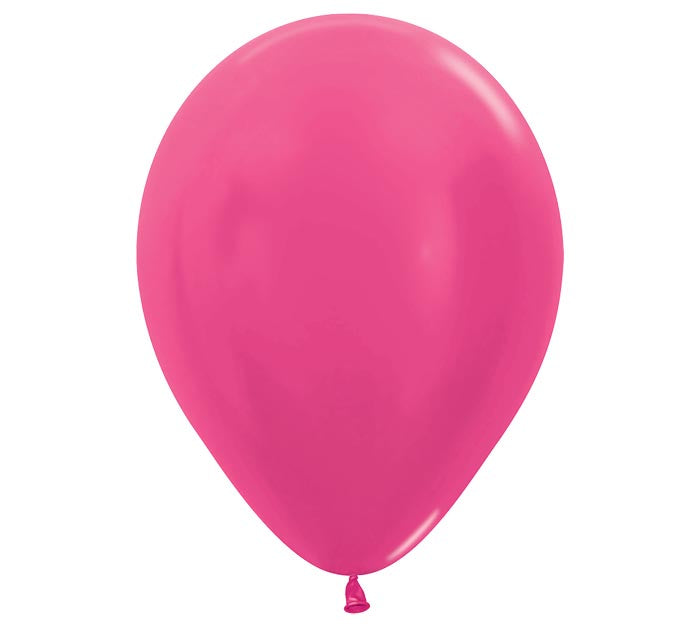 Metallic Fuchsia Latex Balloon 1ct, 11&quot;