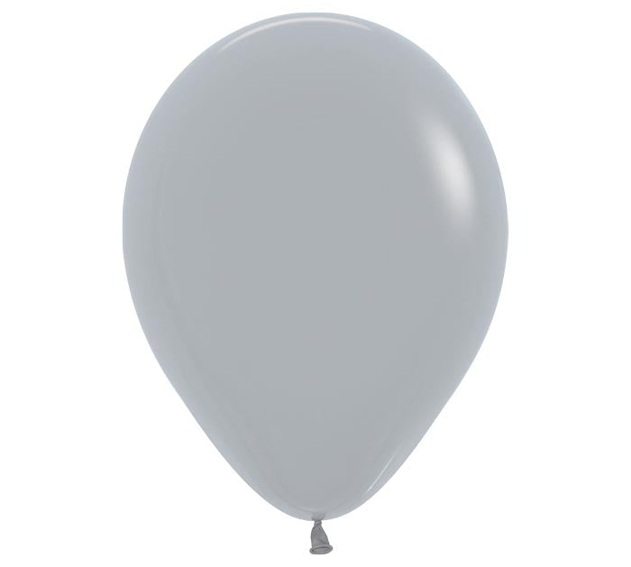 Deluxe Gray Latex Balloon 1ct, 11" 