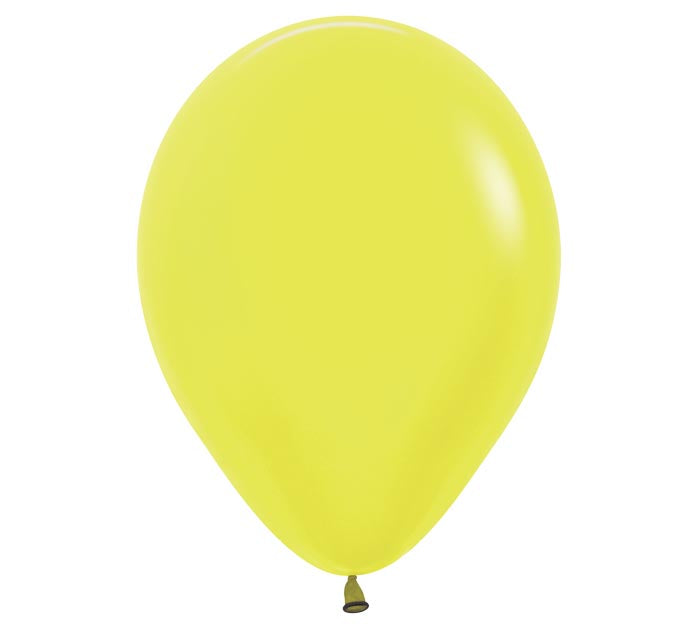 Neon Yellow Latex Balloon 1ct, 11" 