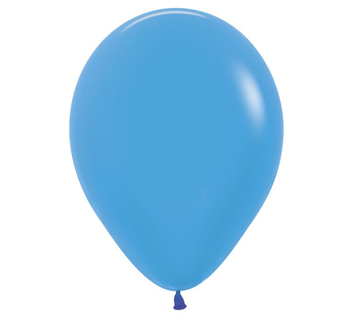 11" SEMPERTEX NEON BLUE Latex Balloons - 100 Ct
