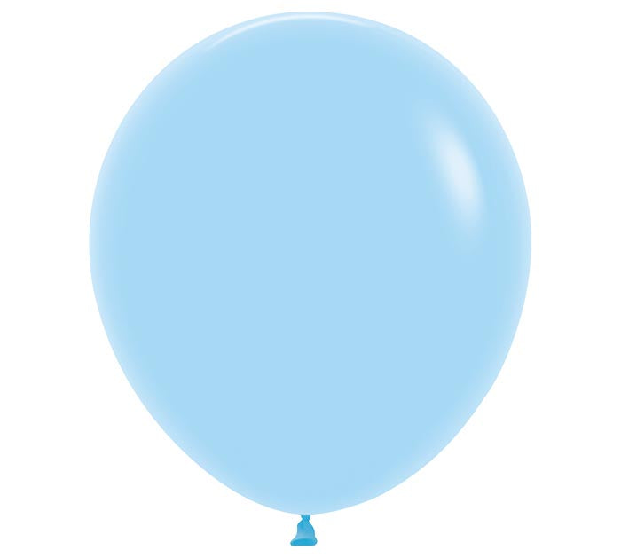 Pastel Matte Blue Latex Balloon 1ct, 18&quot;