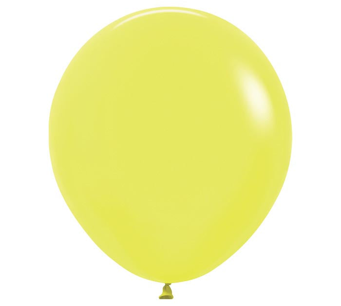 Neon Yellow Latex Balloon 1ct, 18&quot;