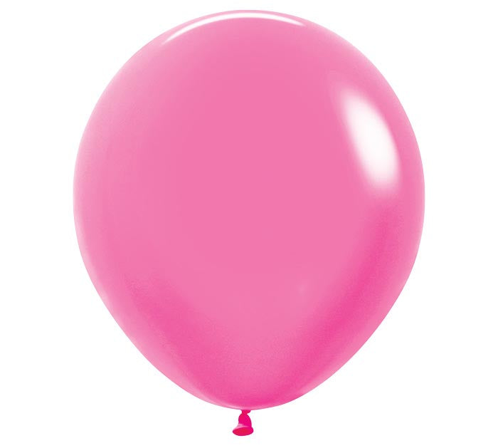 Neon Magenta Latex Balloon 1ct, 18" 