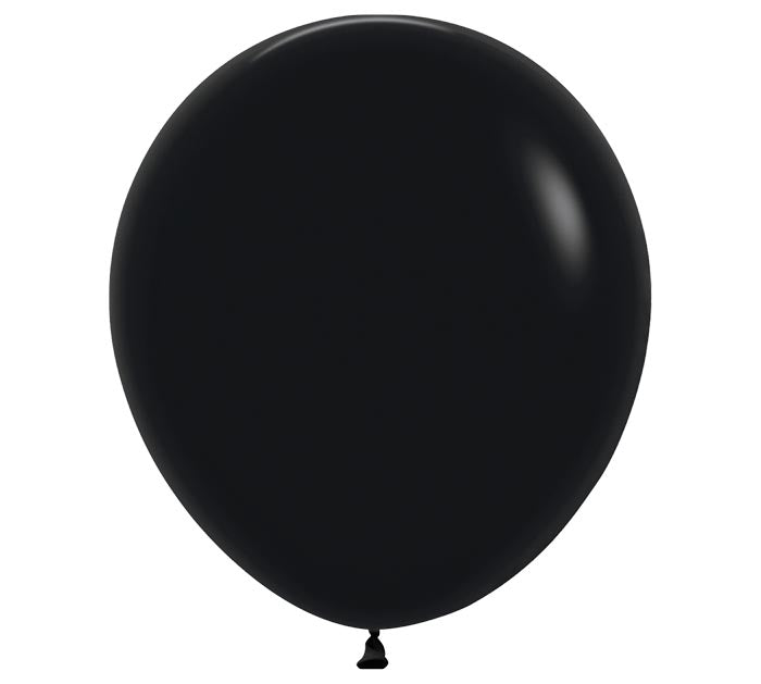 Deluxe Black Latex Balloon 1ct, 18" 