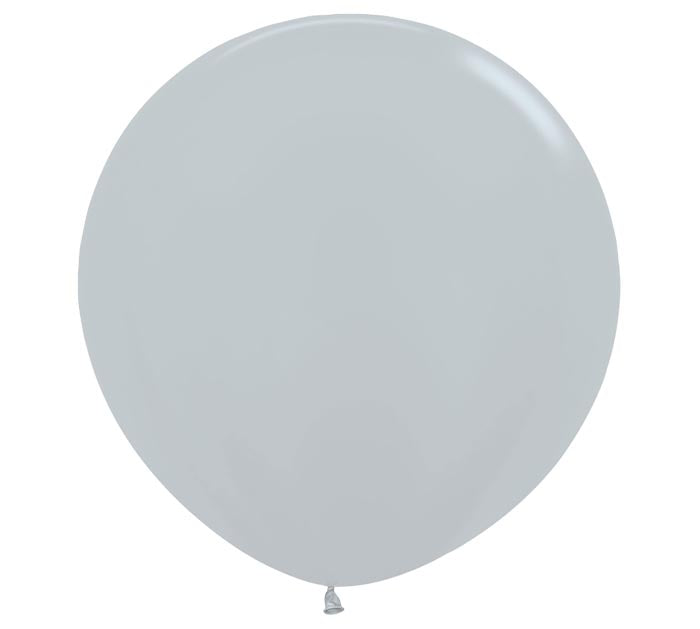 Metallic Silver Latex Balloon 1ct, 36"