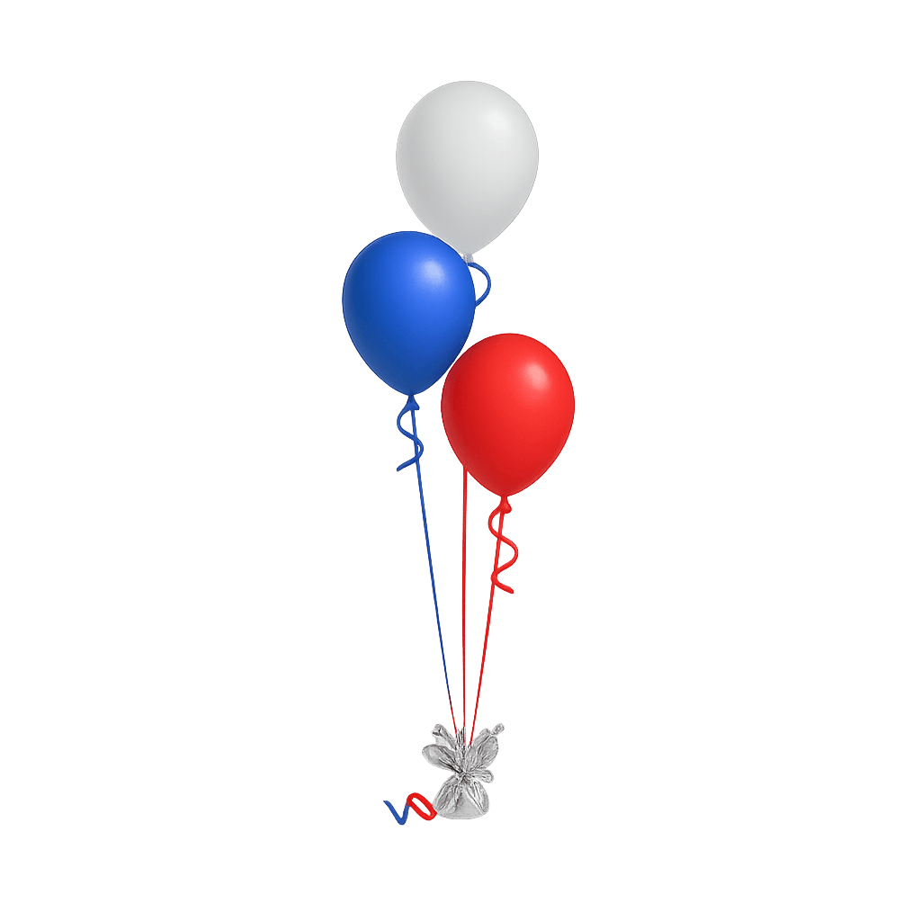 Balloon Tree 3 Cascading 18" Balloons