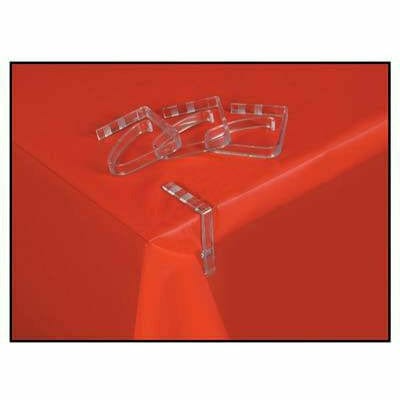 Beistle Company, INC. BASIC Sure-Hold Tablecover Clips (4/Pkg)