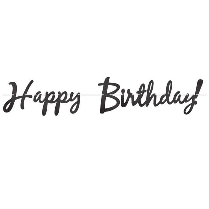 Beistle Company, INC. BIRTHDAY Foil Happy Birthday Streamer