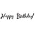 Beistle Company, INC. BIRTHDAY Foil Happy Birthday Streamer