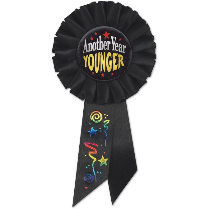 Beistle Company, INC. BIRTHDAY: OVER THE HILL Another Year Younger Rosette